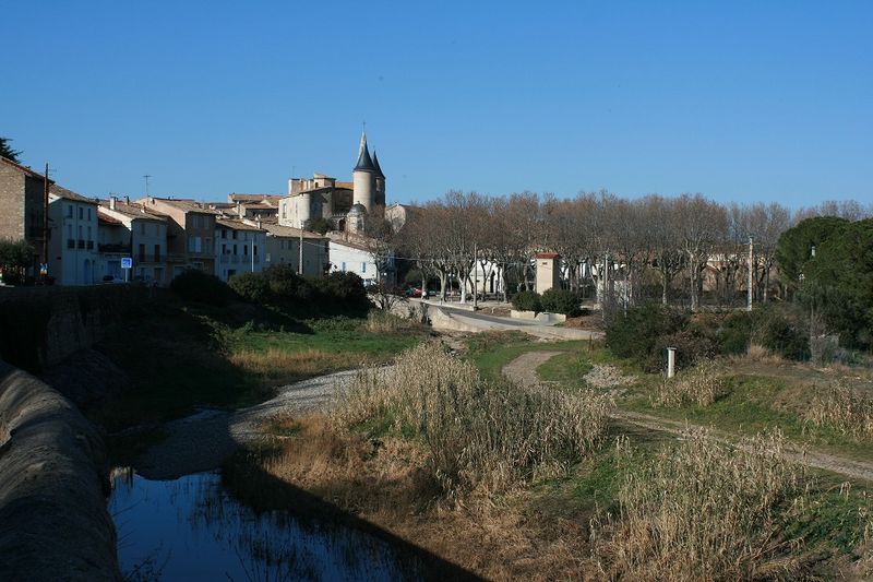 Pouzolles - Les bords de la Thongue